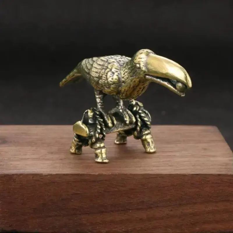 New Small And Cute Simulation Bird Incense Holder Home Decoration Crafts Collections Retro Parrot Small Statue Desk Ornament