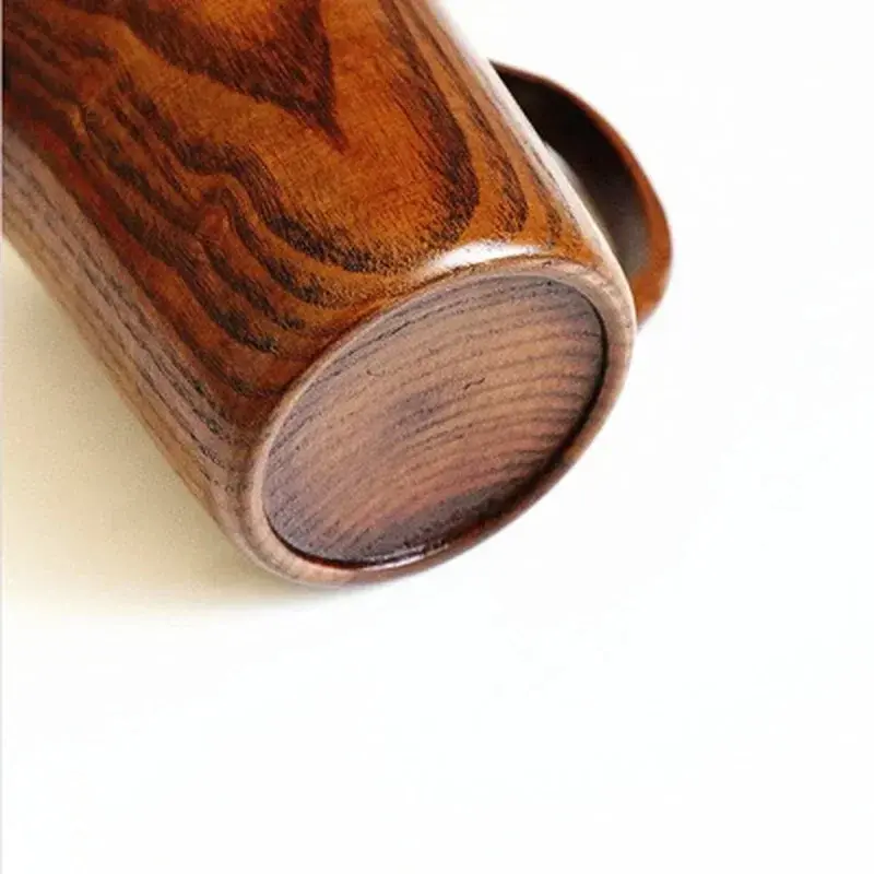 400ML Handmade Wooden Cup Wooden Coffee Beer Cup Breakfast Beer Milk Drinkware Tea Cup Home Decoration