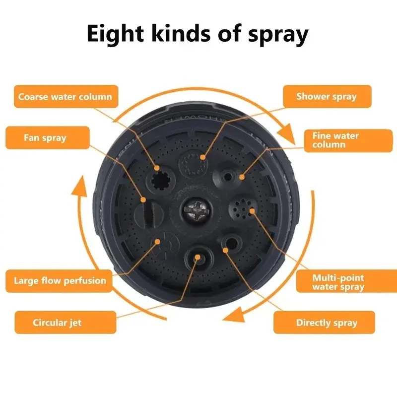 Adjustable Garden Hose Car Wash Water Gun Garden Washing Cleaner High Power Pressure Car and Hose Nozzle Washer Water Spray Gun