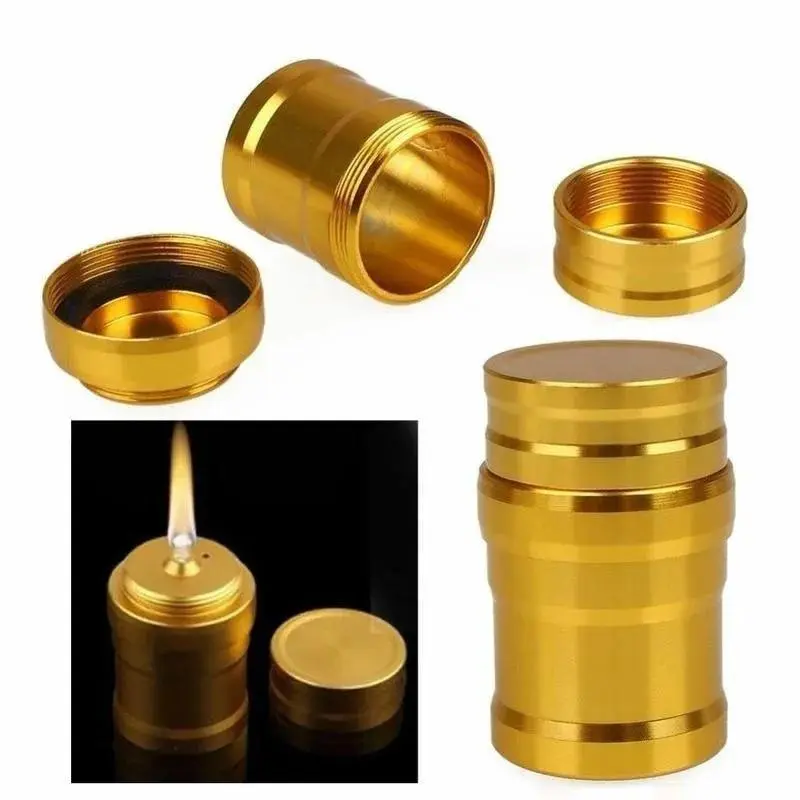 Portable Metal Mini Alcohol Lamp Lab Equipment Heating Liquid Stoves Outdoor Survival Camp Hiking Travel Tool Useful Accessories