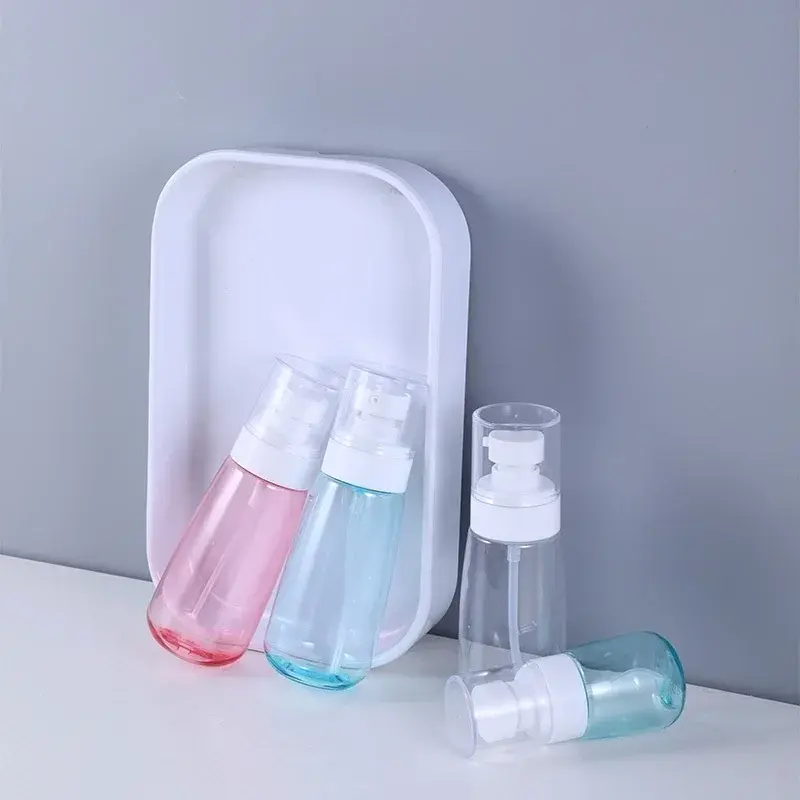 30/60/100ml Random Color Liquid Split Spray Bottle Multiple Models Alcohol Disinfection Bottle Portable Tourism Storage Bottles