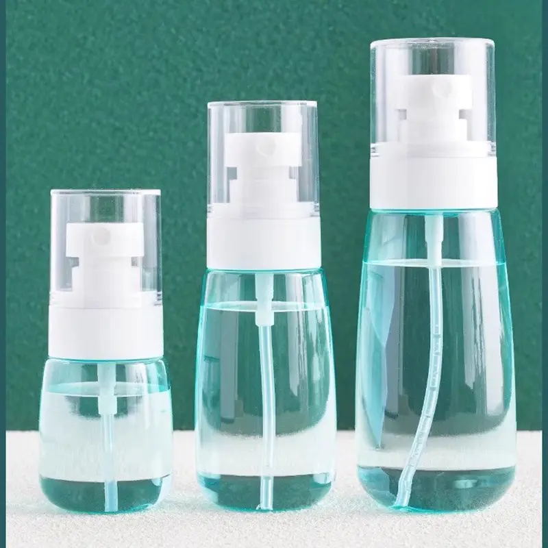 30/60/100ml Random Color Liquid Split Spray Bottle Multiple Models Alcohol Disinfection Bottle Portable Tourism Storage Bottles