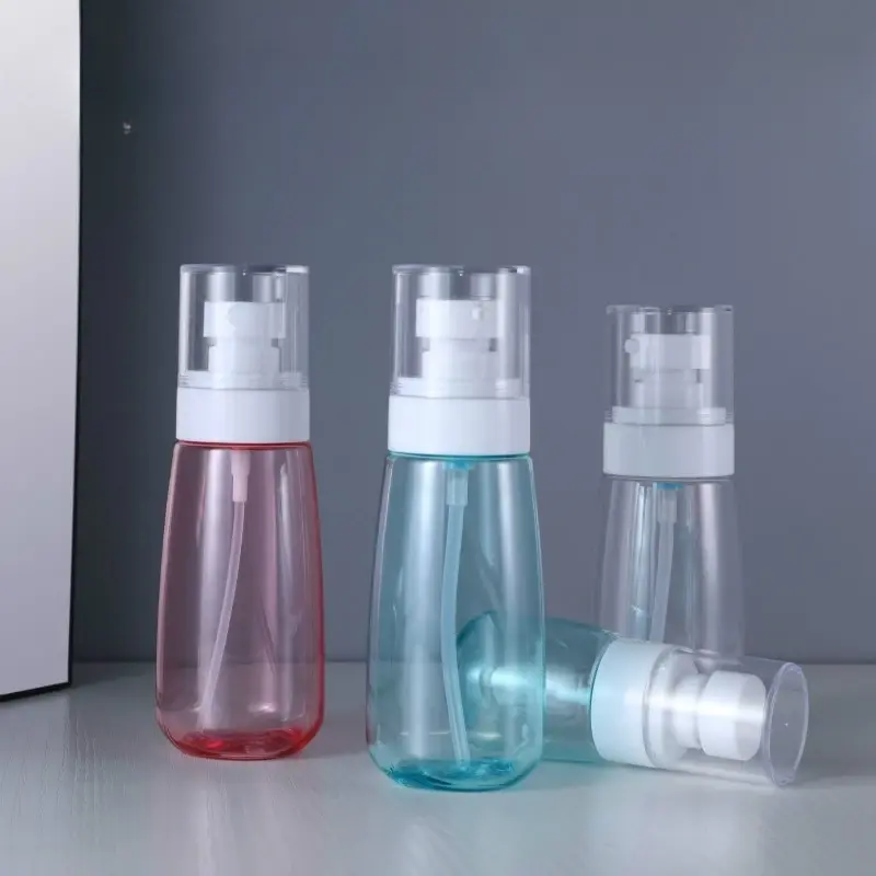 30/60/100ml Random Color Liquid Split Spray Bottle Multiple Models Alcohol Disinfection Bottle Portable Tourism Storage Bottles
