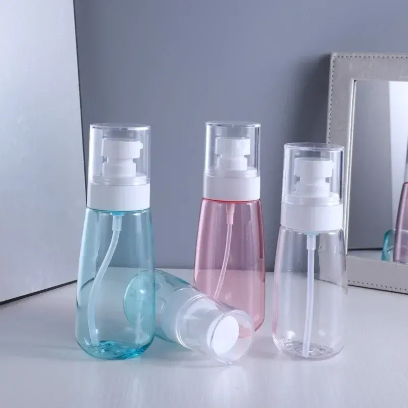 30/60/100ml Random Color Liquid Split Spray Bottle Multiple Models Alcohol Disinfection Bottle Portable Tourism Storage Bottles