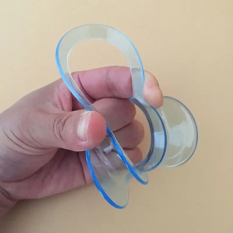 10pcs C-shaped Plastic Cheek and Lip Retractor Dentist Dental Mouth Opener C-shaped Mouth Opener