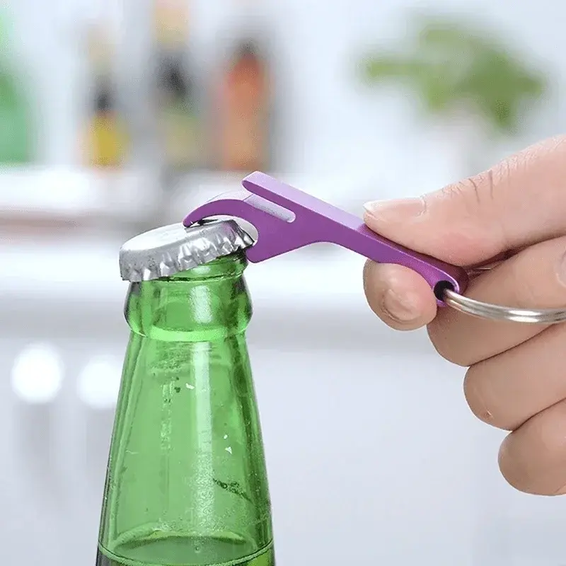10/20PCS Creative Keychain Beer Opener Bottle Opener Large Aluminum Alloy Mini Can Beer Opener Gift