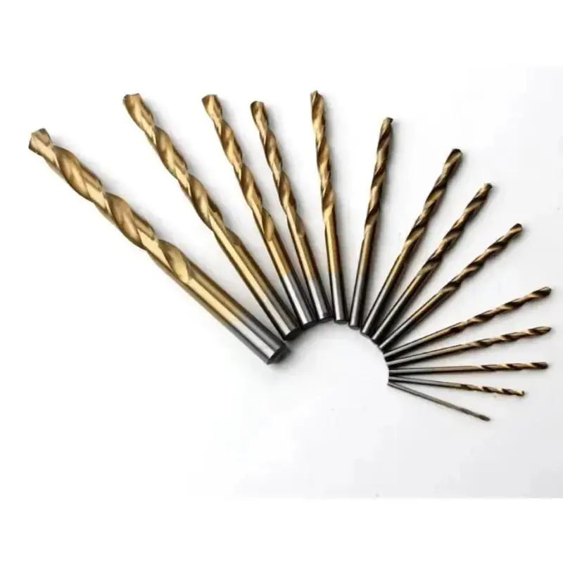 99PCS/Set New 2025 Twist Drill High Speed Steel Titanium-plated Twist Drill Steel Plate Drill Mixed Plastic Boxes Home Tools