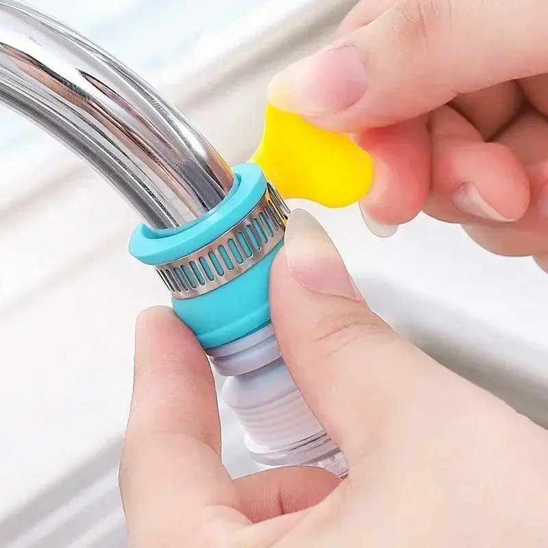 home Kitchen 360 Degree Rotating Faucet Bathroom Adjustable Flexible Faucet Extender Device Water Save Sprayer Filter Accessory