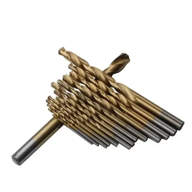 99PCS/Set New 2025 Twist Drill High Speed Steel Titanium-plated Twist Drill Steel Plate Drill Mixed Plastic Boxes Home Tools