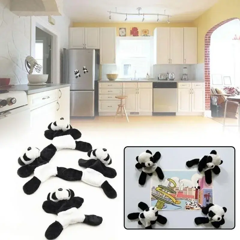 Magnet Fridge Magnets Soft Plush Panda Fridge Magnets Holiday Gifts Travel Souvenirs Fridge Magnets Home Decoration