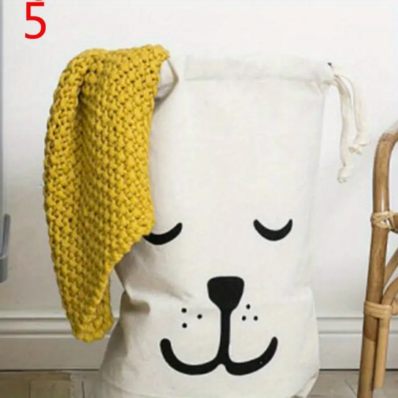 New Large Travel Bedroom Livingroom Storage Canvas Laundry Bag Hanging Drawstring Sack Storage Suitable Home Storage Clothe Bag