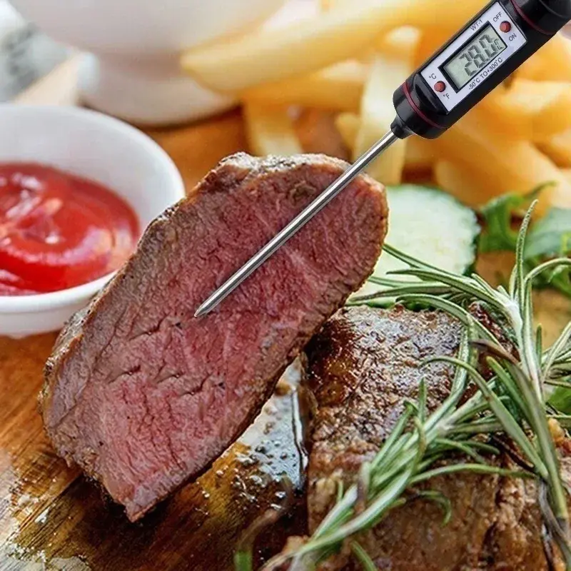 New Meat Thermometer Kitchen Digital Cooking Food Probe Electronic BBQ Cooking Tools Temperature Meter Gauge Tool Home Supplies