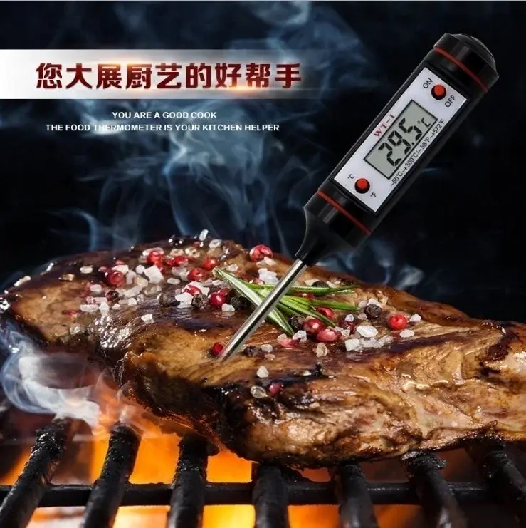 New Meat Thermometer Kitchen Digital Cooking Food Probe Electronic BBQ Cooking Tools Temperature Meter Gauge Tool Home Supplies
