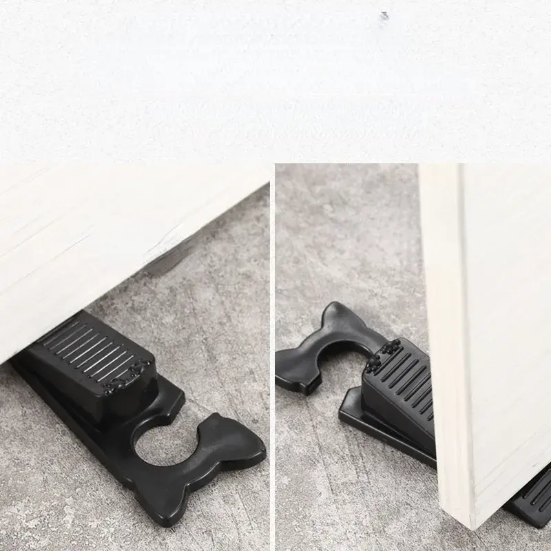 Simple Design Cat Shape Kids Protective Equipment Stopper Stop Card Creative Windproof Door Clip Top Door Stopper Home Supplies