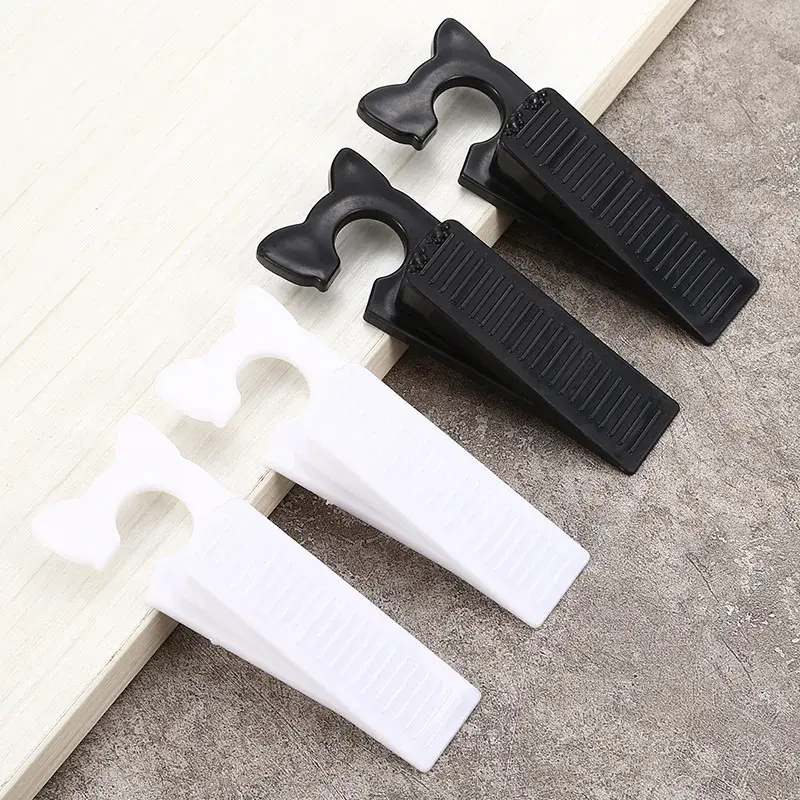 Simple Design Cat Shape Kids Protective Equipment Stopper Stop Card Creative Windproof Door Clip Top Door Stopper Home Supplies