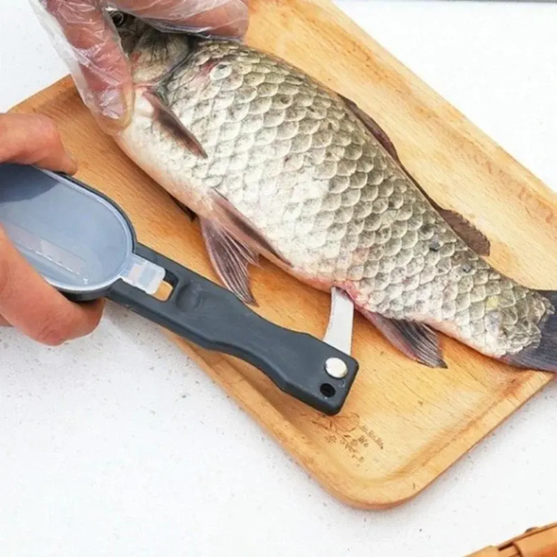 useful Fish Scale Scraper Fish Scale Brush Graters Fast Remove Fish Peeler Scalers Cleaning Brush Seafood Tool Kitchen Accessory