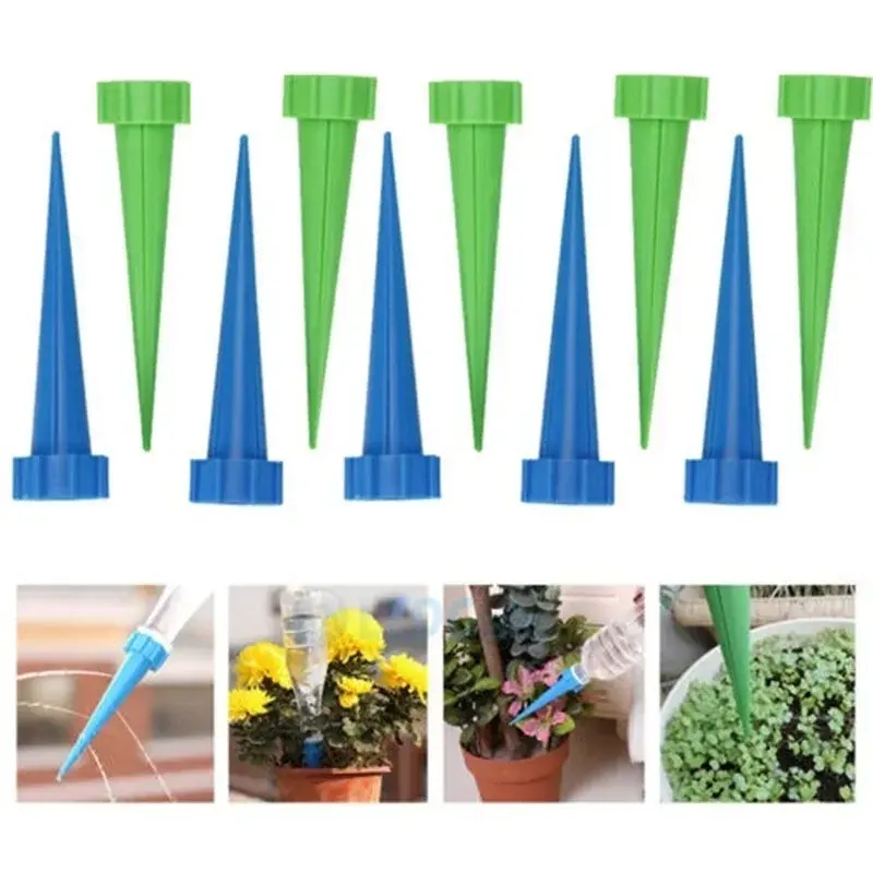 4 Pack Automatic Watering Irrigation Spikes Garden Plants Flowers Drip Sprinklers Agriculture Tools