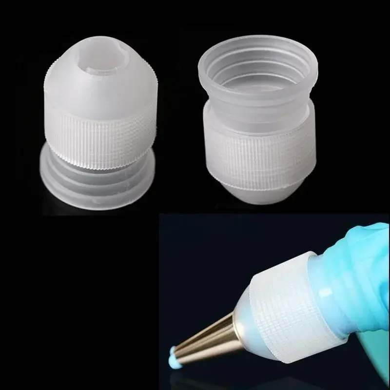 10Pc Pastry Tool Small Decorate Nozzle Cake Decoration Converter Coupler Cake Tool Converter Icing Pipe Nozzle Tips Kitchen Tool