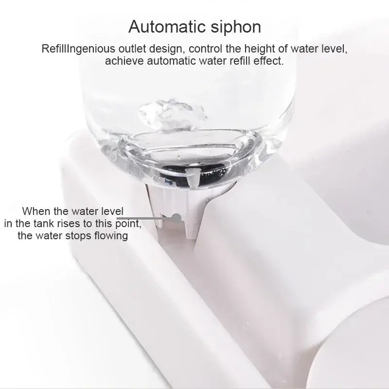 New Corner Dog Bowl Pet Automatic Feeder Dog Cat Drinking Water Bowl Dog Drinking Water Cat Feeding Large Capacity Dispenser Pet