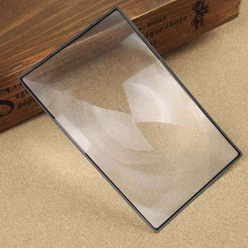 A5 Magnifying Reading Glass Lens Plate PVC Magnifying Glass Plate 180X120mm Book Page Bookmark Reading Tool Student Supplies