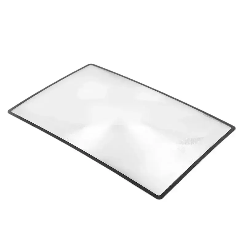 A5 Magnifying Reading Glass Lens Plate PVC Magnifying Glass Plate 180X120mm Book Page Bookmark Reading Tool Student Supplies