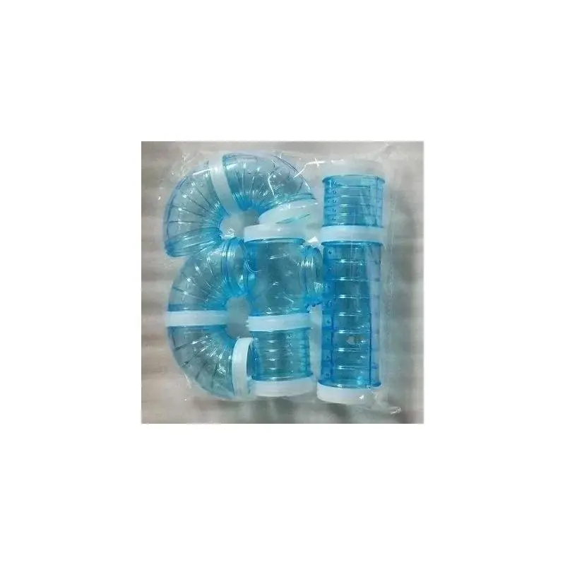 U-type Plastic Pipe Line Tubes Training Playing Connected External Tunnels Toys For Small Animals Hamster Cages Product Supplies