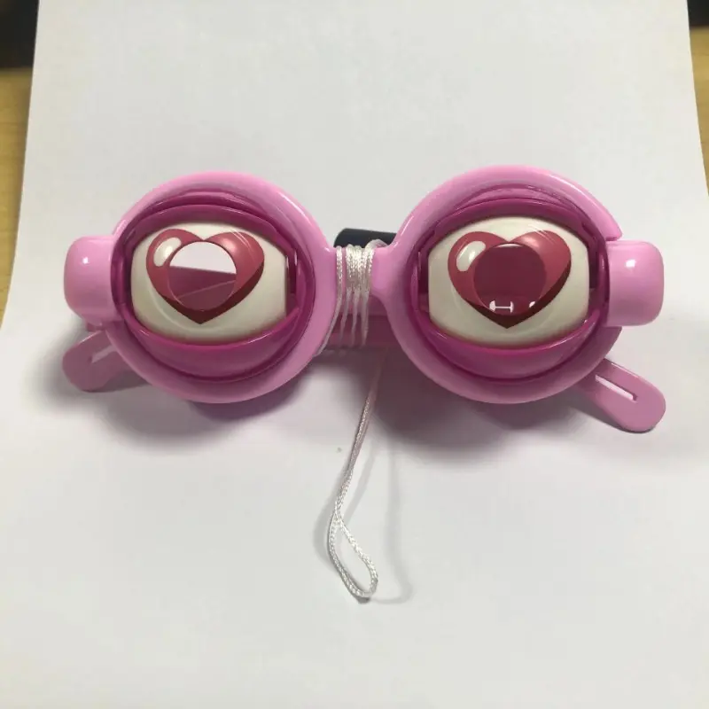 Prank Pull String Flashing Crazy Glasses Novelty Prank Selfie Video Horror Sand Sculpture Party