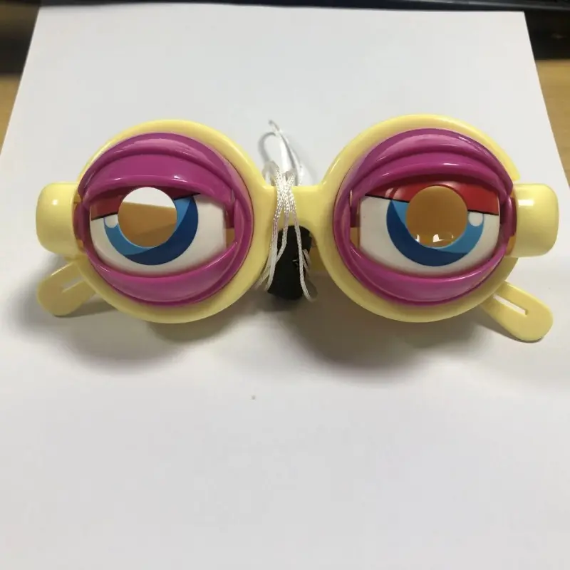 Prank Pull String Flashing Crazy Glasses Novelty Prank Selfie Video Horror Sand Sculpture Party