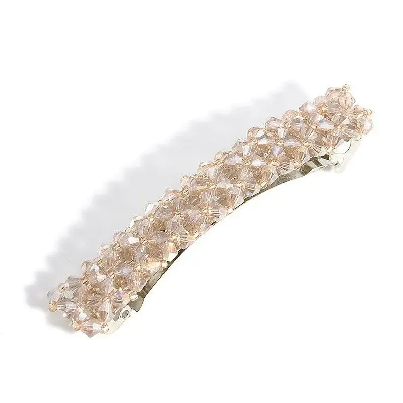 New Creative Delicate Fashion Bling Headwear Handmade Full Crystal Hair Clip Barrette Hairpin Accessories Ladies Pretty Gifts