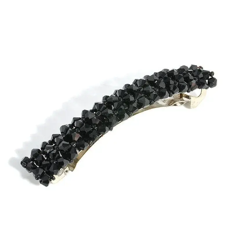 New Creative Delicate Fashion Bling Headwear Handmade Full Crystal Hair Clip Barrette Hairpin Accessories Ladies Pretty Gifts