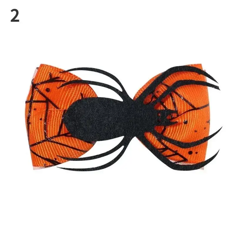 Halloween Party Fun Spider Pumpkin Hairpin Cartoon Black Cat Skull Hair Accessories Girl Happy Halloween Dress Up