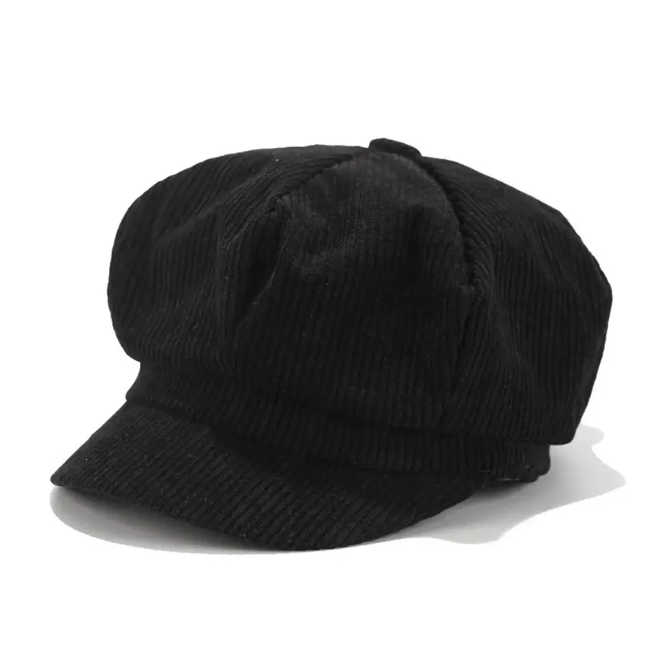 1 Pcs Multiple Colors Female Leather Cap Fashion Adjustable Ladies Hat Trend Casual Wool Girl Pretty Painter Hats Versatile Caps