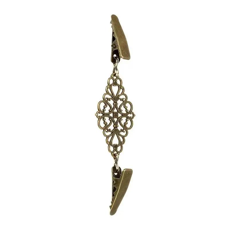 New 2025 Clip Brooch Sliver PinNew Cardigan Brooch Fasteners For Clothes Clothespins Scarf Buckle Holder Women Dress Jewelry