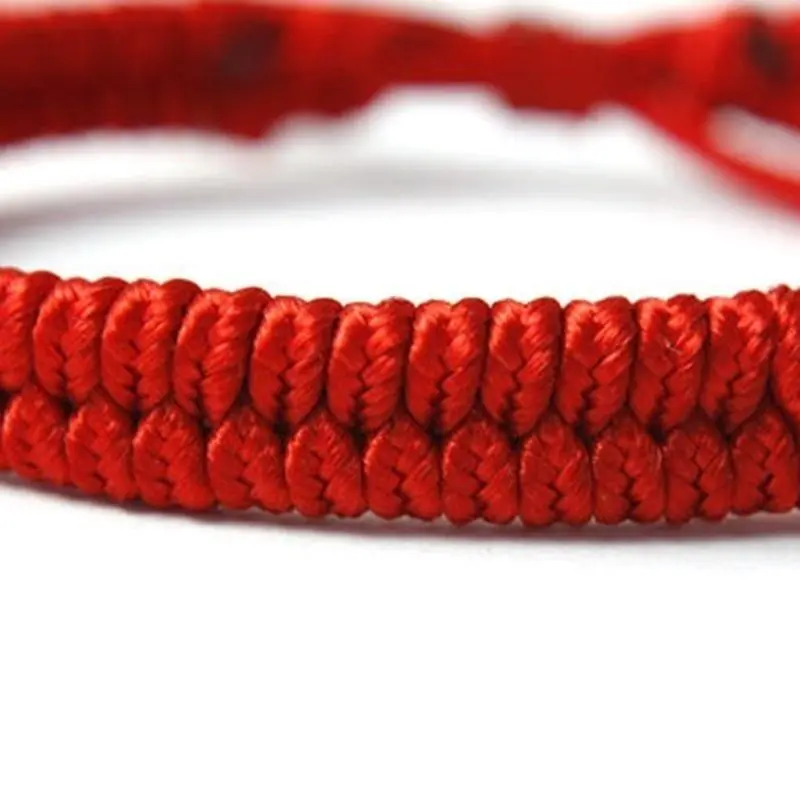 4Pcs Chinese Lucky Red String Bracelet Good Fortune Success Protection Personal Woven Bracelet Pretty Suit Give Kinsfolk Gifts