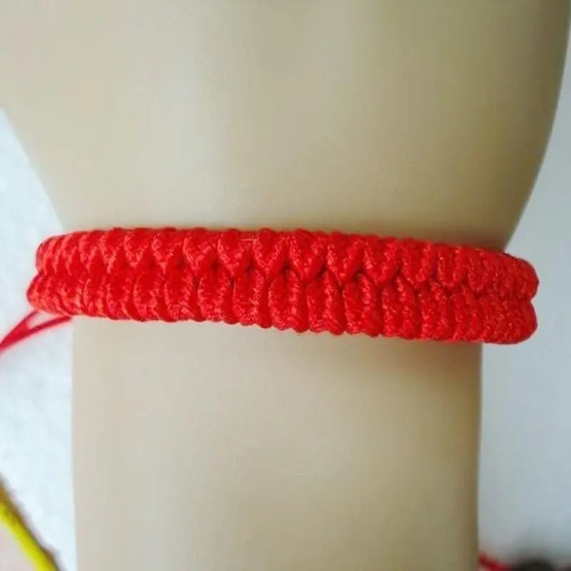 4Pcs Chinese Lucky Red String Bracelet Good Fortune Success Protection Personal Woven Bracelet Pretty Suit Give Kinsfolk Gifts