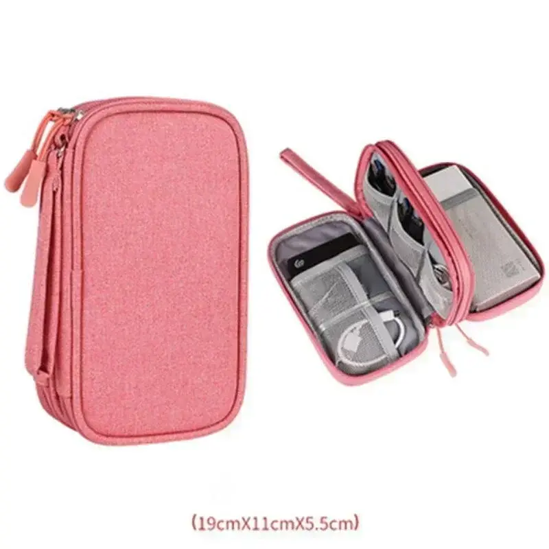 Storage Bag Custom Pouch Digital Accessories Electronic Organizer Case Travel Cable Cable Organizer Bag Waterproof Camping