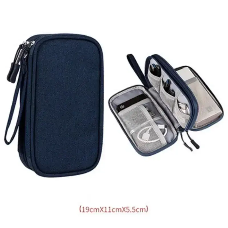 Storage Bag Custom Pouch Digital Accessories Electronic Organizer Case Travel Cable Cable Organizer Bag Waterproof Camping
