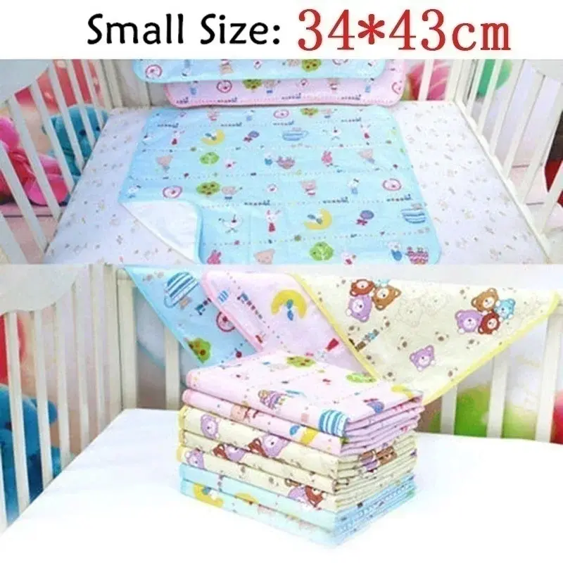 Reusable Baby Waterproof Changing Mat Cover Burp Pad Baby Diaper Mat Random Colors