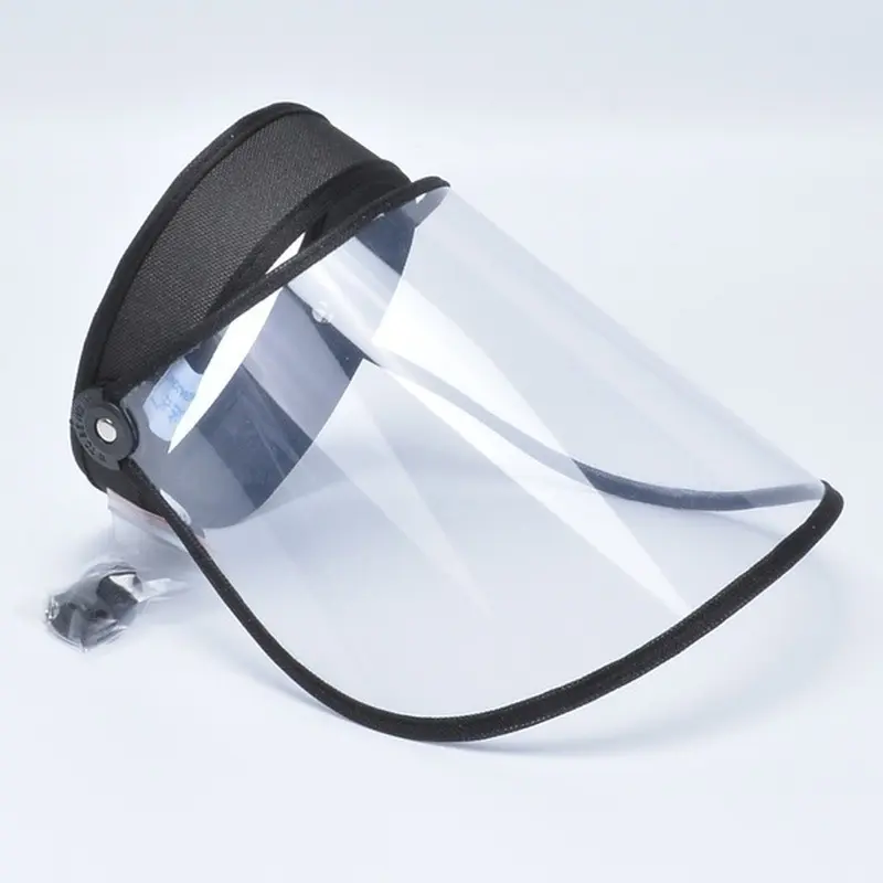 Men's And Women's Anti-virus Transparent Face Mask Protective Cap Anti-droplet Saliva Hair Ring Empty Top Hat