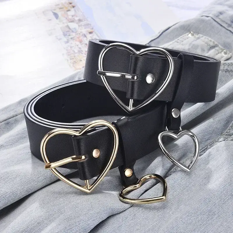 Simple Fashion PU Leather Belt Square Pin Buckle Belts High Quality Dress Jeans Strap Waistband Adjustable Belts Accessories