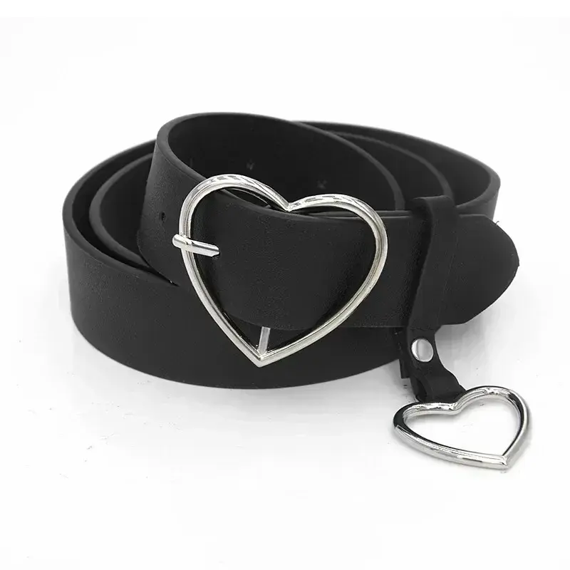 Simple Fashion PU Leather Belt Square Pin Buckle Belts High Quality Dress Jeans Strap Waistband Adjustable Belts Accessories