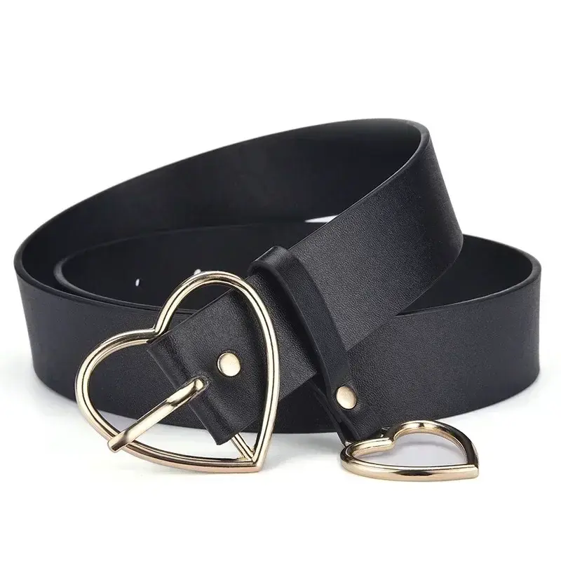 Simple Fashion PU Leather Belt Square Pin Buckle Belts High Quality Dress Jeans Strap Waistband Adjustable Belts Accessories