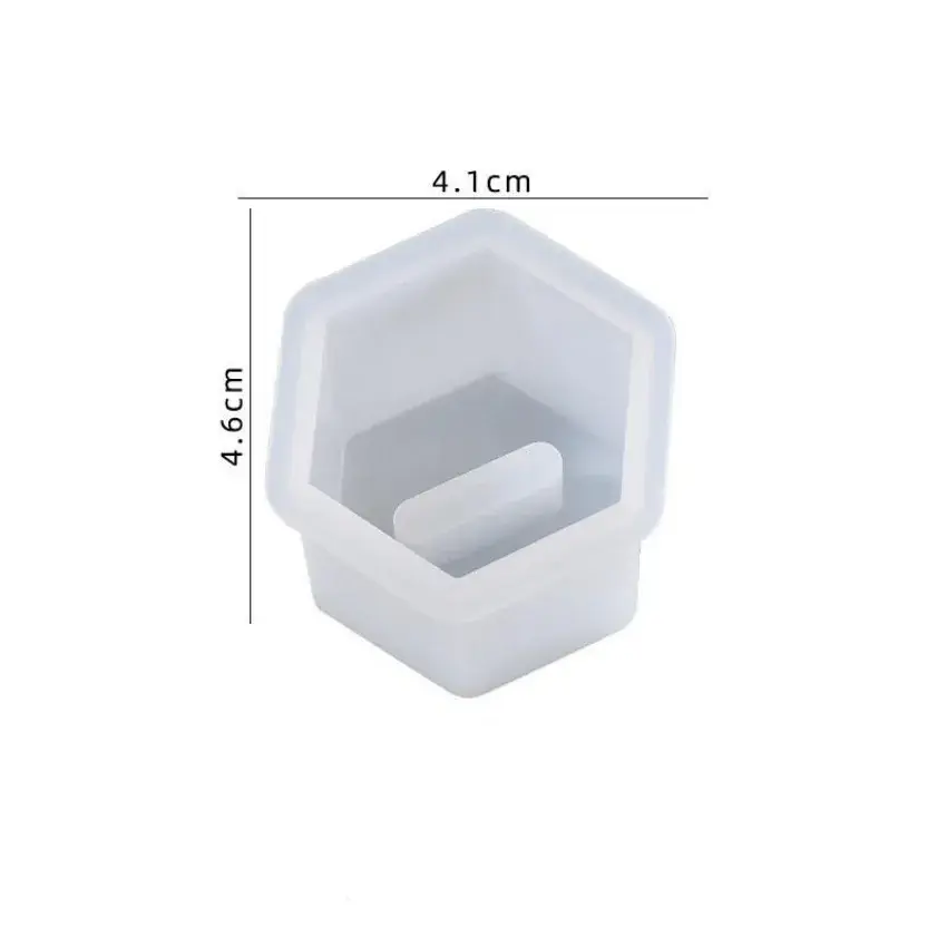 Creative Handmade Diy Crystal Epoxy Mold Exquisite Ring Jewelry Box Molds Suitable Wedding Bride Ring Storage Box Silicone Mold