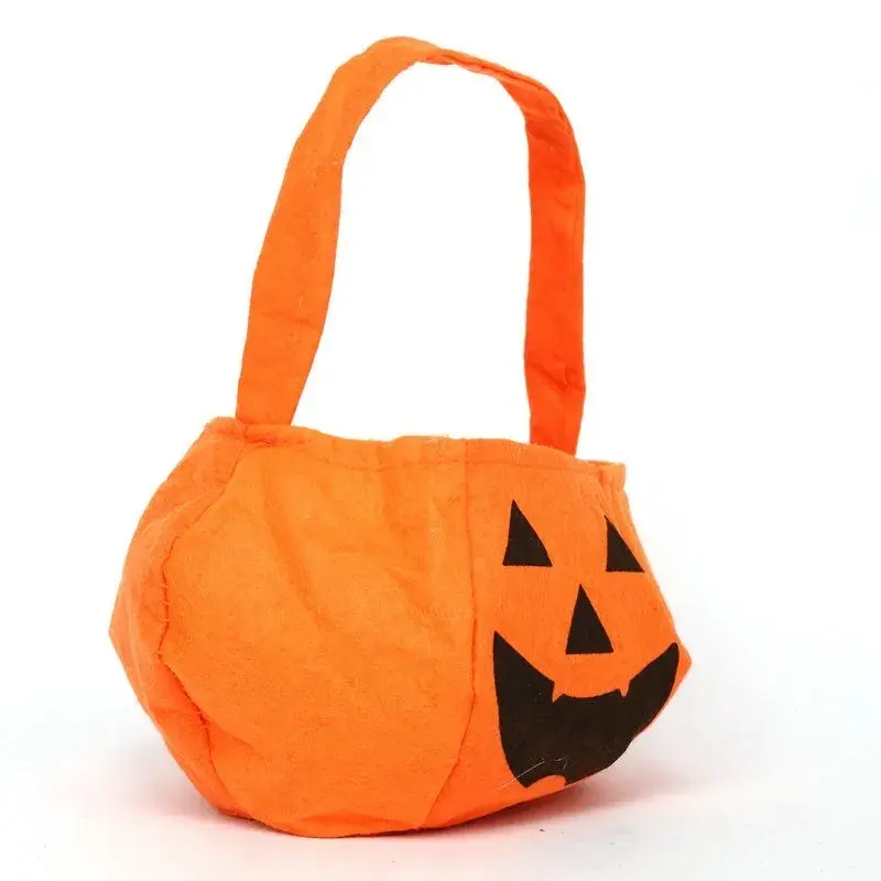 Children's Halloween Candy Bag Party Supplies Fashion Bag Holiday Smile Pumpkin Bag Kids Gifts Household Festival Party Bag