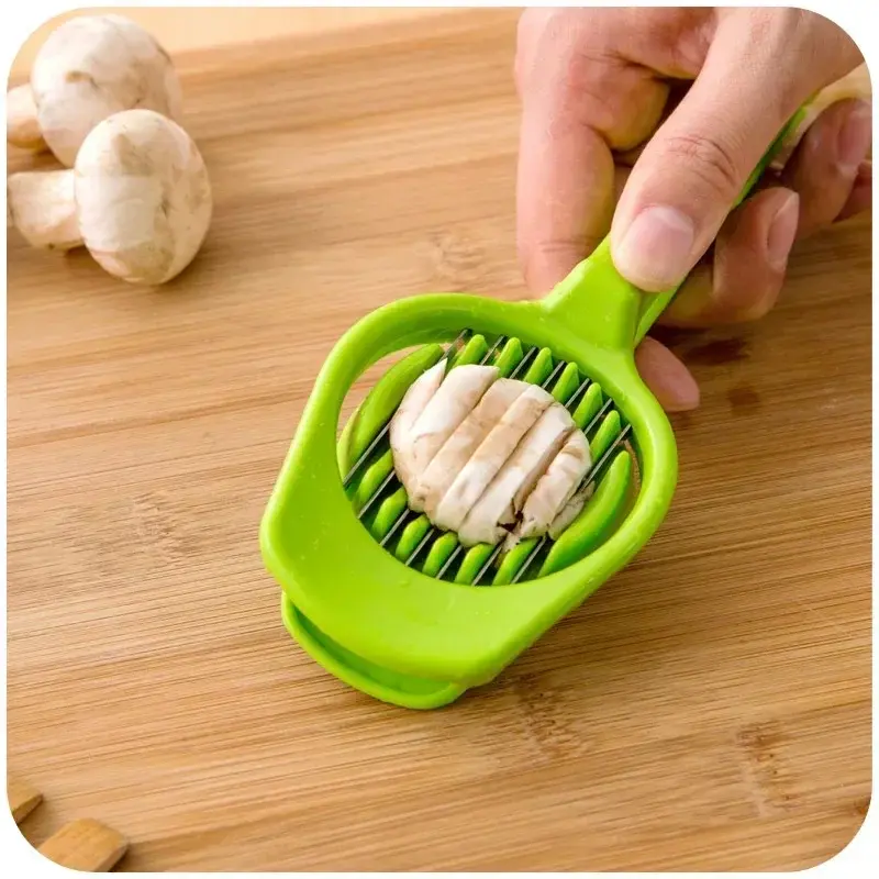 Household Kitchen Eggs Cutter Stainless Steel Boiled Eggs Slicer Multifunctional Eggs Splitter Kitchen Creative Accessory Gadget