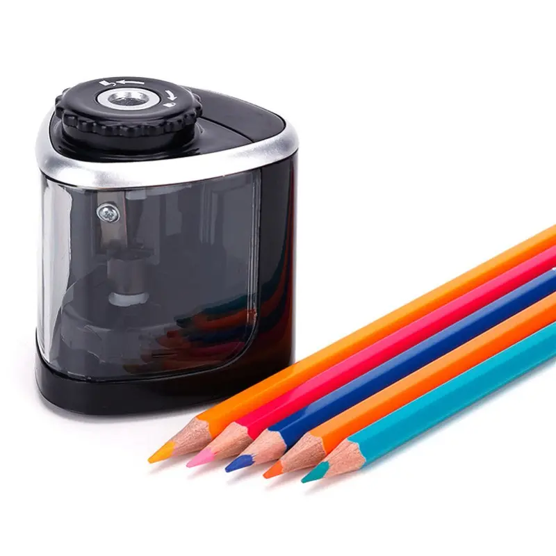 Electric Sharpener Desktop Automatic Pencil Sharpener Touch Switch Pencil Sharpener 6-8mm Color Pencil Study Stationery Supplies