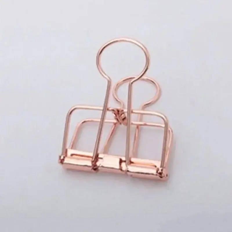 1Pcs Binder Clips Paper Clip Office School Supplies Binding Supplies Files Bag Documents Bag Clips Metal Clips Home Bag Clips