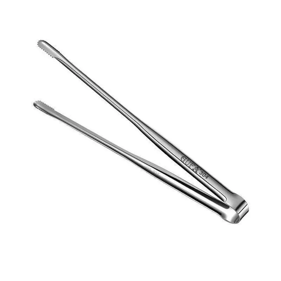 1Pcs 304 Stainless Steel Barbecue Clip Japanese Bread Food Steak Extended Kitchen Gadget Household Outdoor Accessories BBQ Tools