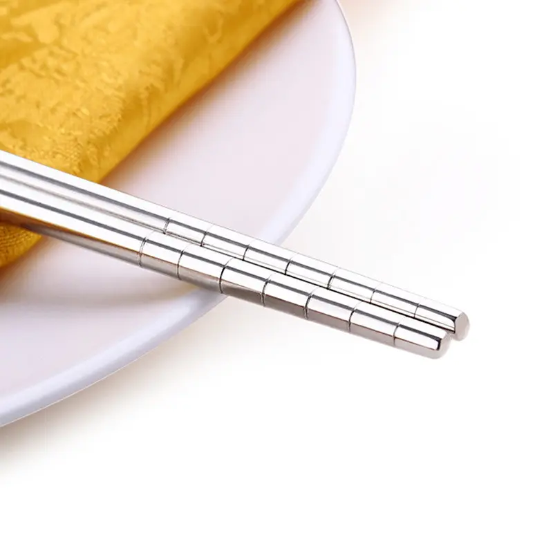 Frying Tableware China Lengthen Chopsticks Stainless Steel Reusable Japanese Sushi Sticks Korean Hot Pot Tools Kitchen Supplies
