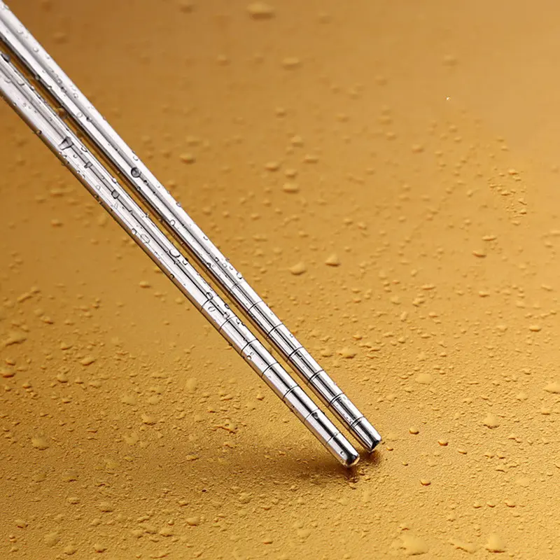 Frying Tableware China Lengthen Chopsticks Stainless Steel Reusable Japanese Sushi Sticks Korean Hot Pot Tools Kitchen Supplies